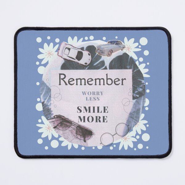 Item preview, Quotes And Sayings Gifts - Worry Less - Smile More designed and sold by TK-Mnone.