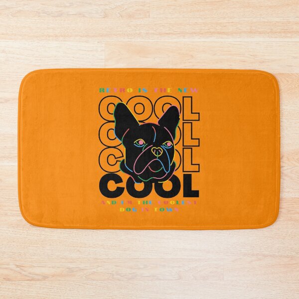 Item preview, Retro is the New Cool and I’m the Coolest Dog in Town | Neon Dog designed and sold by Kimochi-Shop.