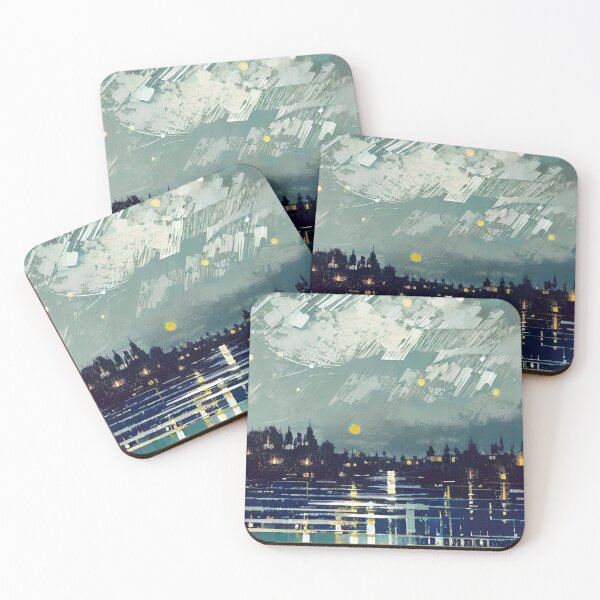 Item preview, Nocturnal Cityscape Reverie designed and sold by I-A-Troy.