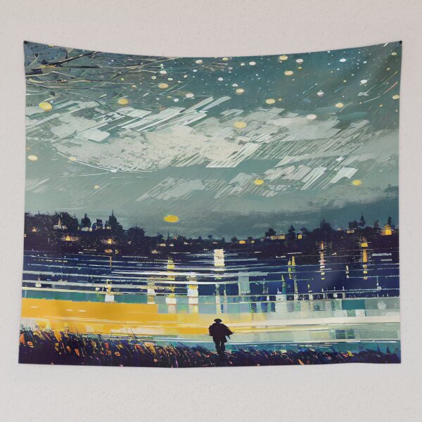 Item preview, Nocturnal Cityscape Reverie designed and sold by I-A-Troy.