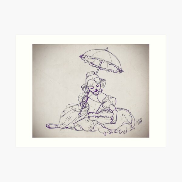 Alligators make wonderful pets Art Print