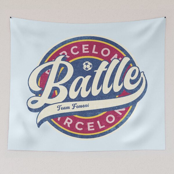 Item preview, Ona Barcelona Soccer Badge (Round) designed and sold by Numero14.