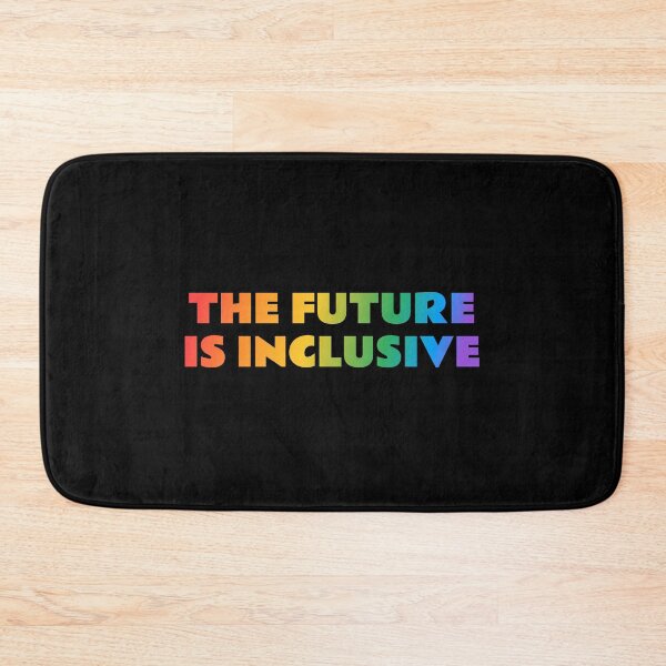 Item preview, The Future Is Inclusive LGBT Pride Rainbow designed and sold by Inspirationmotivation.