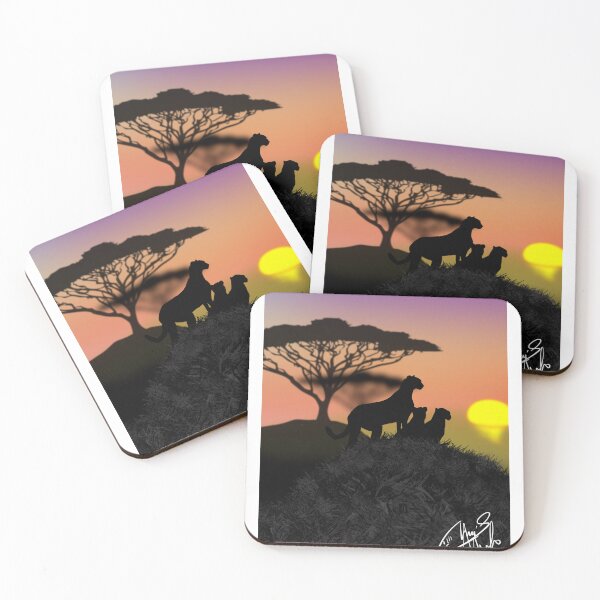Item preview, Cheetah family designed and sold by Manalopangaea.