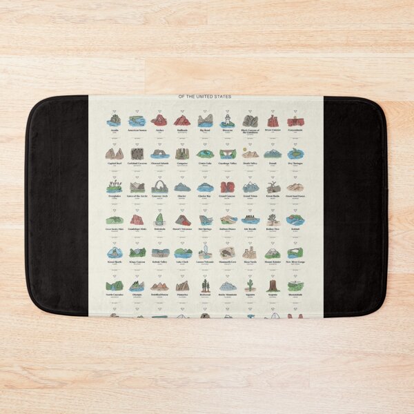 Item preview, National Park Checklist designed and sold by NOAHWILLI.