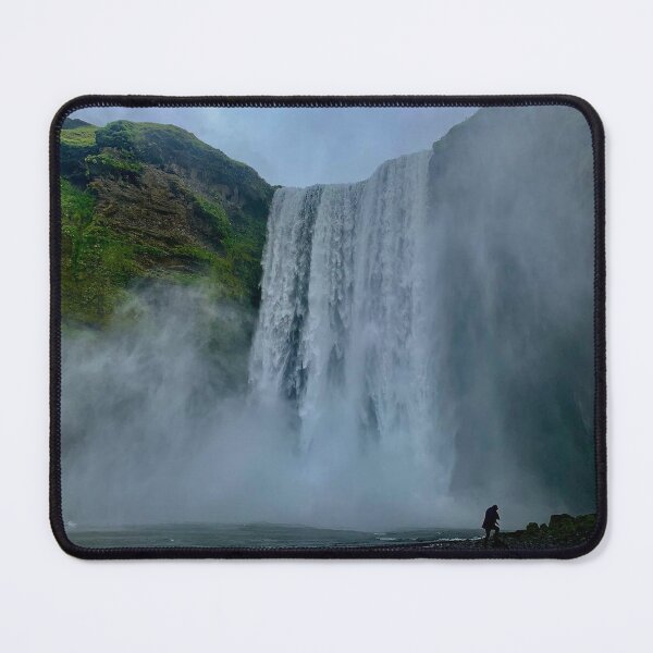 Item preview, large icelandic waterfall with silhouette designed and sold by mjoffe.