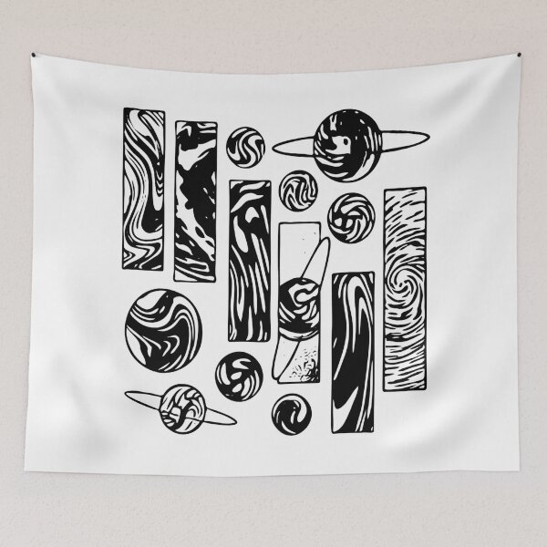 Item preview, Space-themed suminagashi designed and sold by Jaomink.