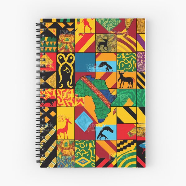 Item preview, "Traditional Brilliance: Patchwork of Colorful African Fabrics" designed and sold by Art-Vortex-fr.