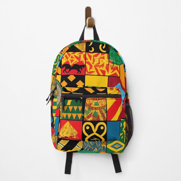 Item preview, "Traditional Brilliance: Patchwork of Colorful African Fabrics" designed and sold by Art-Vortex-fr.
