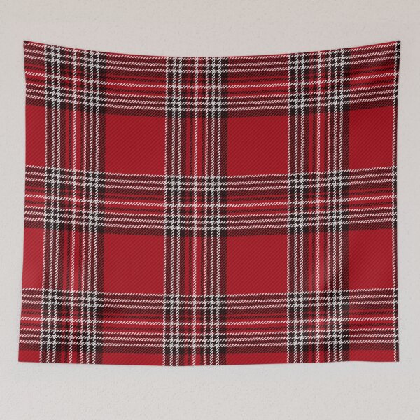 Item preview, Clan Stewart Tartan Scottish Plaid Red Pattern  designed and sold by Tetete.