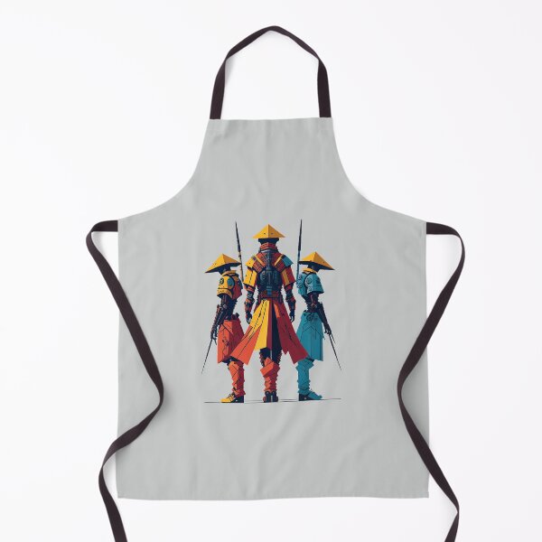 Item preview, Samurai Robots: Fusion of Tradition and Futuristic Tech designed and sold by kanjxtan.