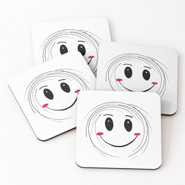 Item preview,  Smiling Artistic Face Painted in Pencil  designed and sold by Creation Artful.