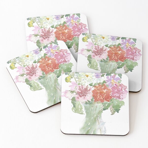 Item preview, Late Summer Dahlias designed and sold by marthadraves.