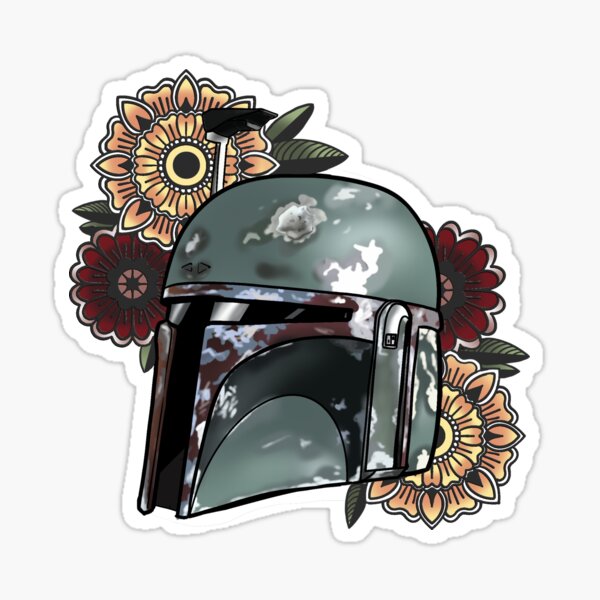 Vista previa del artículo con la obra «Fett», diseñado y vendido por fuzzball-prints.