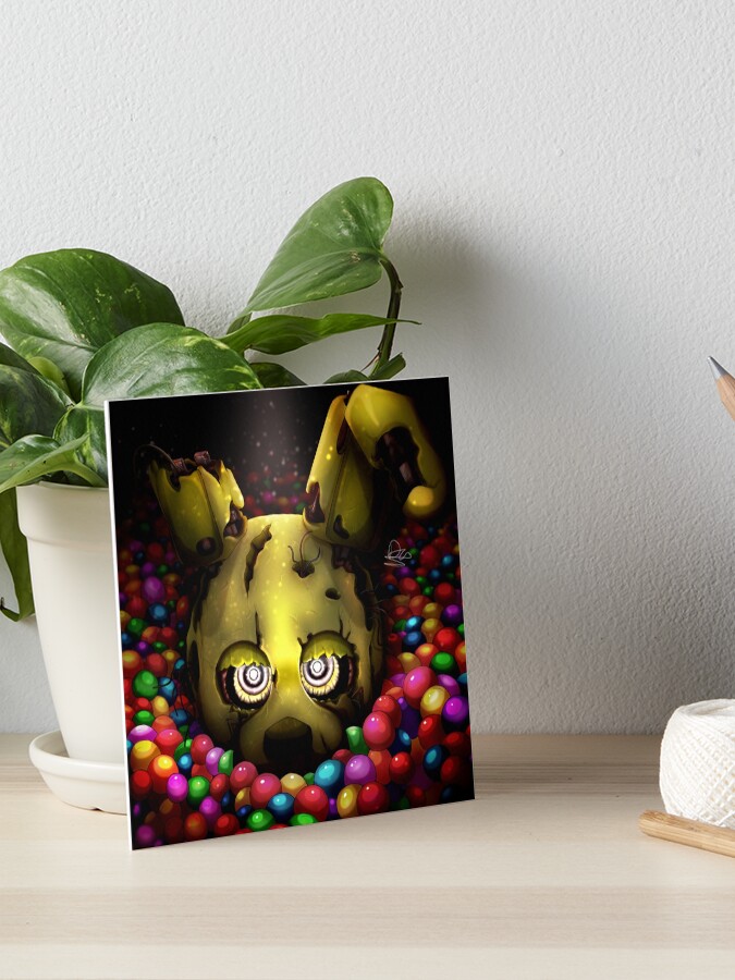 Into the Pit but it's Springtrap REMASTERED Art Print for Sale by  DragonessAnim