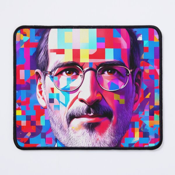 Item preview, Apple Founder Steve Jobs Colorful Portrait  designed and sold by deepakrode7.