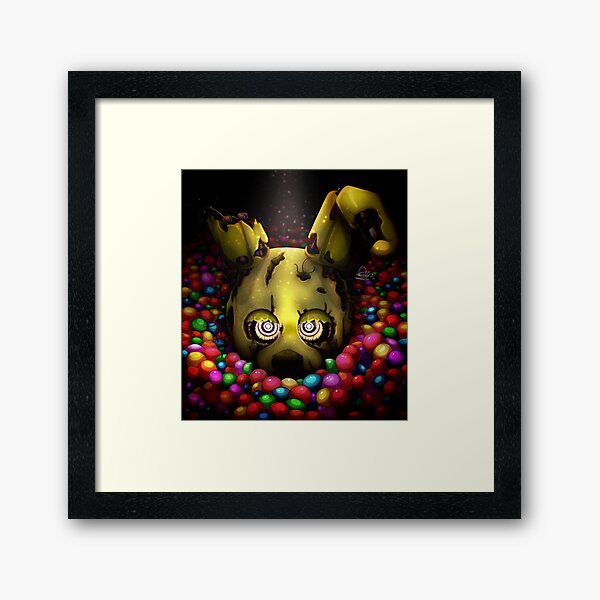 Into the Pit but it's Springtrap REMASTERED Art Board Print for Sale by  DragonessAnim