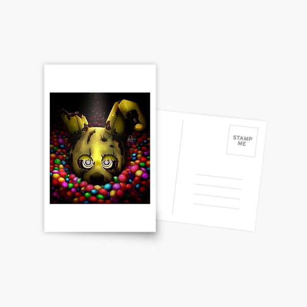 Into the Pit but it's Springtrap REMASTERED Art Board Print for