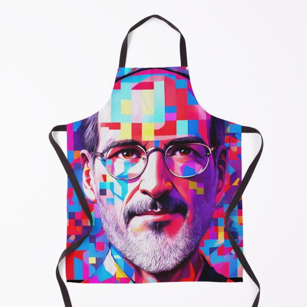 Item preview, Apple Founder Steve Jobs Colorful Portrait designed and sold by deepakrode7.