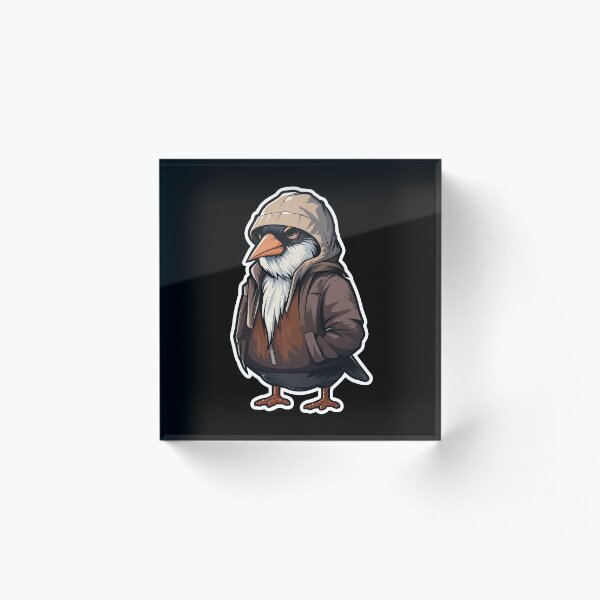 Item preview, Cool Sparrow in casual clothing designed and sold by Sidewayanimals.