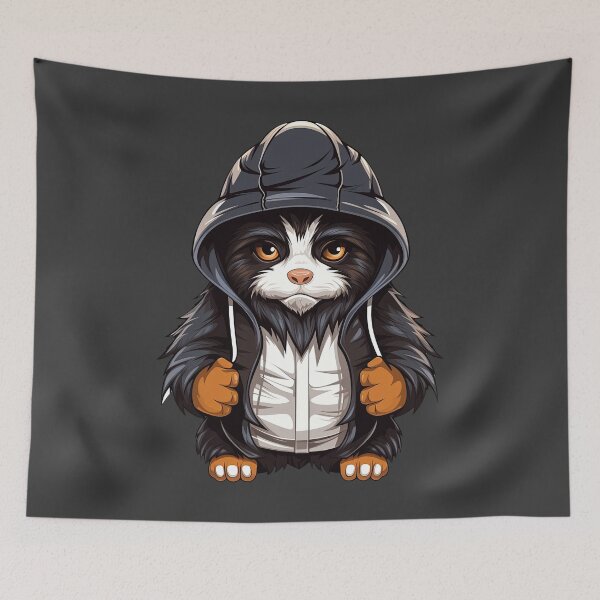 Item preview, Cool Tamarin in casual clothing designed and sold by Sidewayanimals.