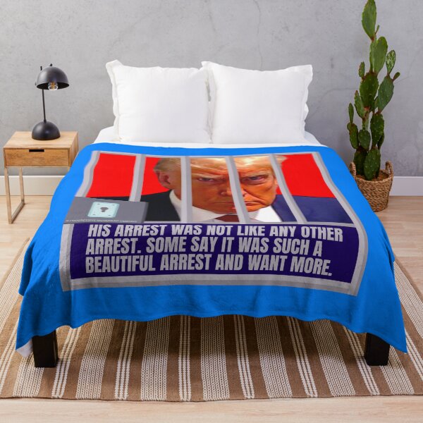 Item preview, PMD01045 Progressive Movement Designs Trump Mugshot Beautiful Arrest design for liberal Democrat resistance for liberals Democrats or progressives against MAGA Republicans political parody humor designed and sold by ProgressiveLeft.