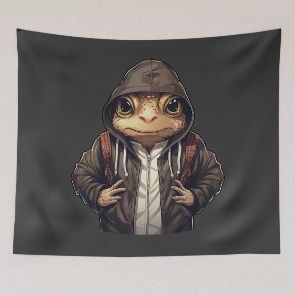 Item preview, Cool Toad in casual clothing designed and sold by Sidewayanimals.