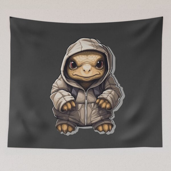 Item preview, Cool Tortoise in casual clothing designed and sold by Sidewayanimals.