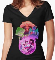 Believe in Steven Women's Fitted V-Neck T-Shirt
