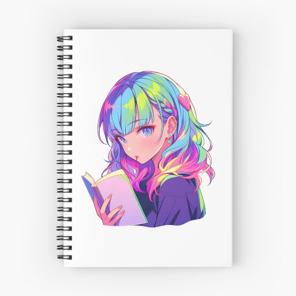 Item preview, Lofi girl the reader - Reading Cartoon Characters designed and sold by Ordinary Life Works.