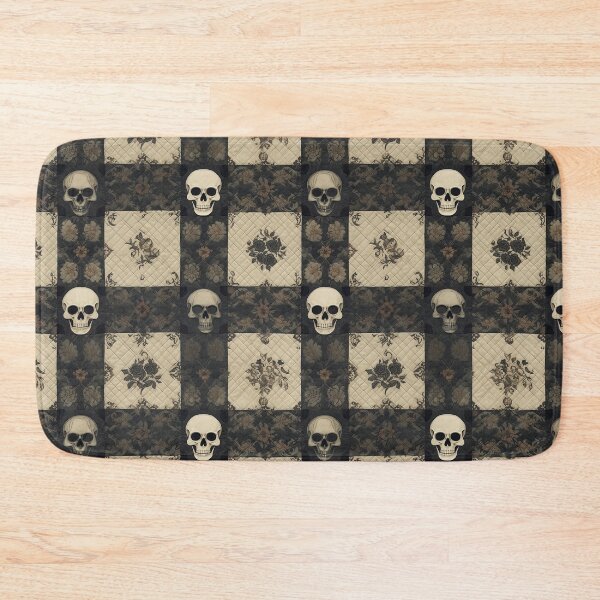 Item preview, Gothic Skull Quilt Pattern designed and sold by Immarcescible.