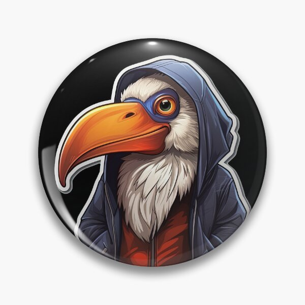 Artikelvorschau, Cooler Tukan in lässiger Kleidung entworfen und verkauft von Sidewayanimals.