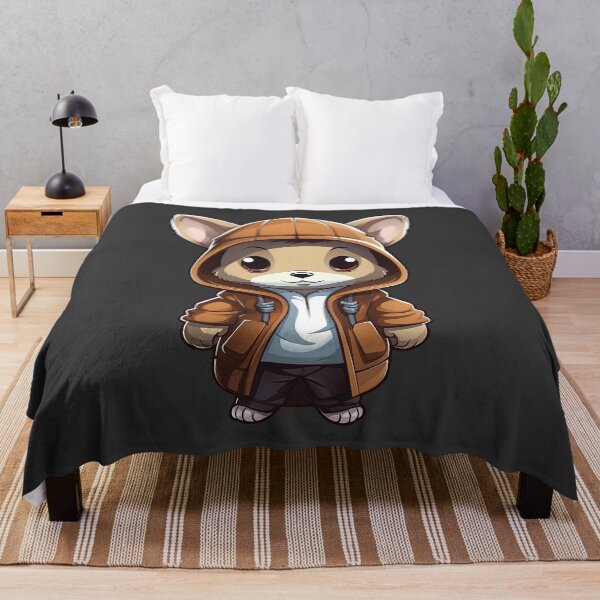 Item preview, Cool Wallaby in casual clothing designed and sold by Sidewayanimals.