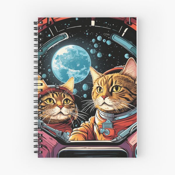 Item preview, Space Cats Rocket Ship Art designed and sold by Finalcutimaging.