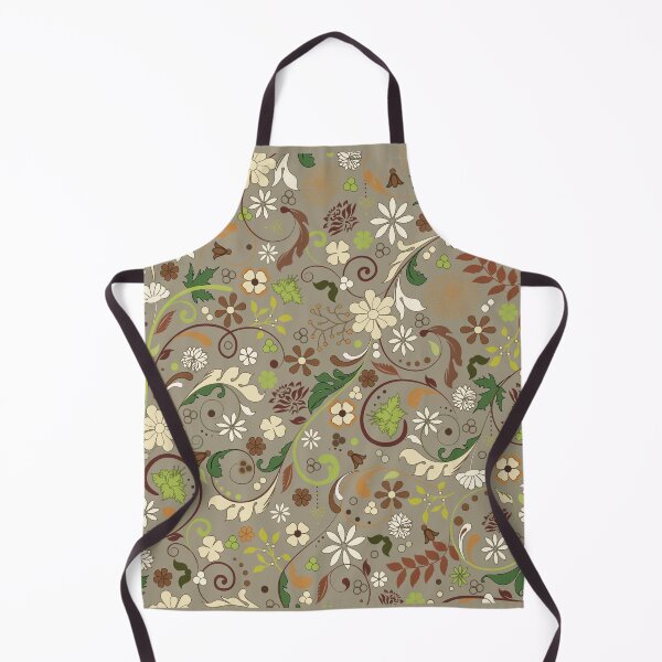 Item preview, Elegant floral retro pattern designed and sold by obinsuma.