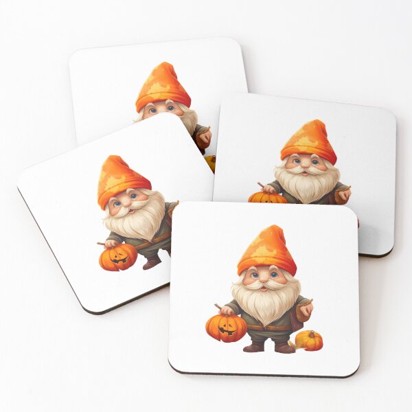 Item preview, Cute Fall autumn gnome with pumpkin  designed and sold by Inktown.