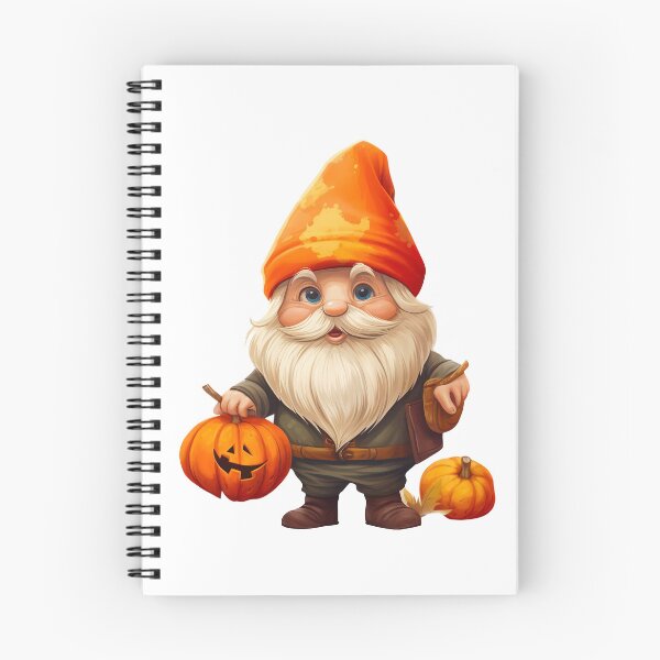 Item preview, Cute Fall autumn gnome with pumpkin  designed and sold by Inktown.