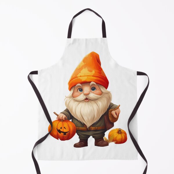 Item preview, Cute Fall autumn gnome with pumpkin  designed and sold by Inktown.