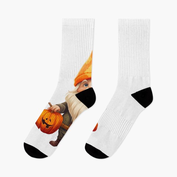 Item preview, Cute Fall autumn gnome with pumpkin  designed and sold by Inktown.