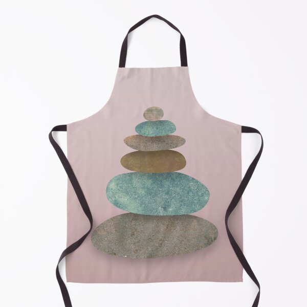 Item preview, Stacked rocks - cairn 1 - warm pink background option designed and sold by WesternExposure.