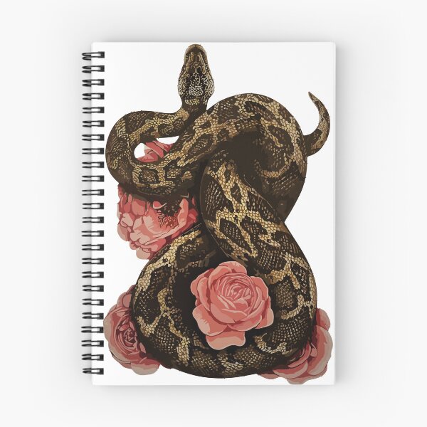 Item preview, Python with Roses designed and sold by leosavazzi.