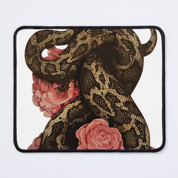 Item preview, Python with Roses designed and sold by leosavazzi.