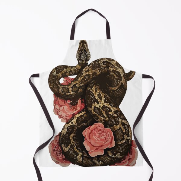 Item preview, Python with Roses designed and sold by leosavazzi.