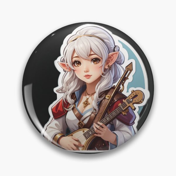 Item preview, Charismatic Storytelling Musician, Chibi bard designed and sold by DBPauwels.