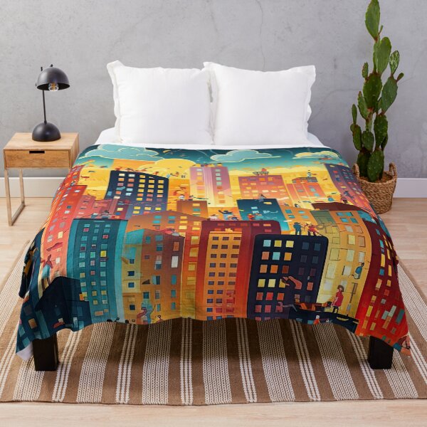Item preview, Big City Life Illustration. Colourful Urban Art. 5 designed and sold by YOTA-ART.