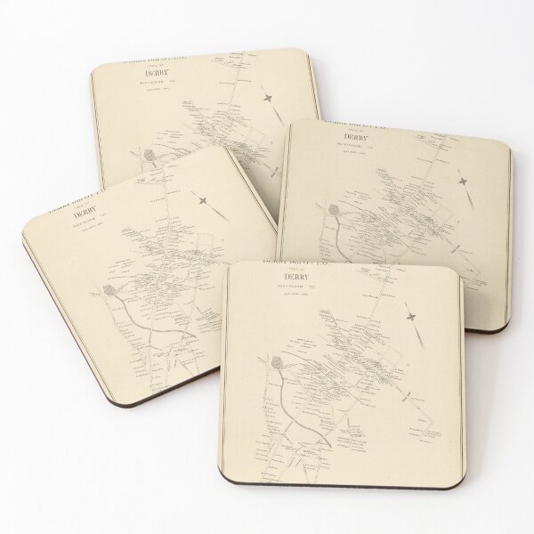 Item preview, Vintage Map of Derry NH (1892) designed and sold by BravuraMedia.