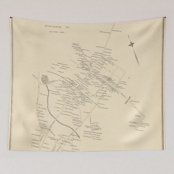 Item preview, Vintage Map of Derry NH (1892) designed and sold by BravuraMedia.