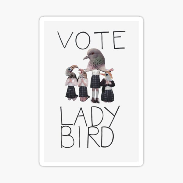 Vote Lady Bird Sticker
