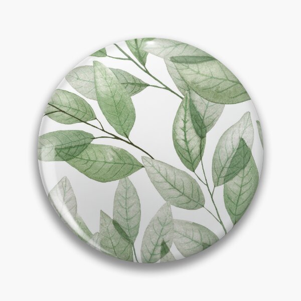 Item preview, Translucent spring leaves watercolor botanical print. Romantic translucent foliage. Fresh greenery designed and sold by likapix.