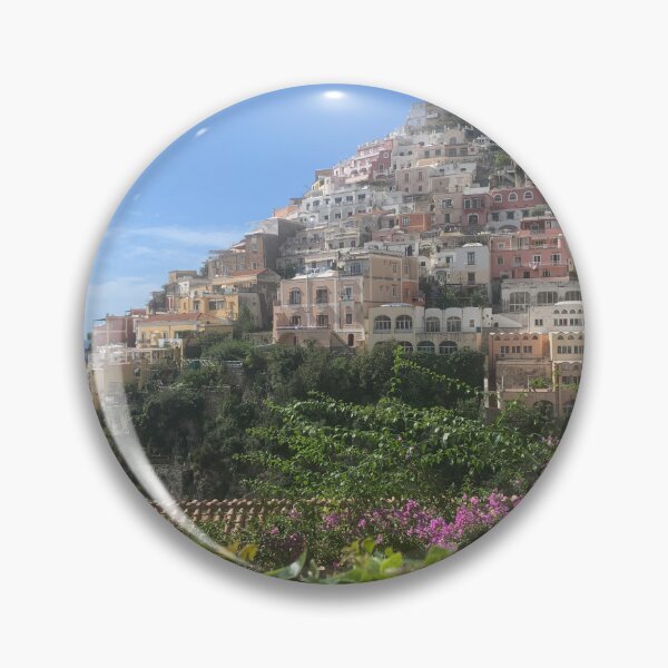 Item preview, colorful italian seaside town designed and sold by mjoffe.